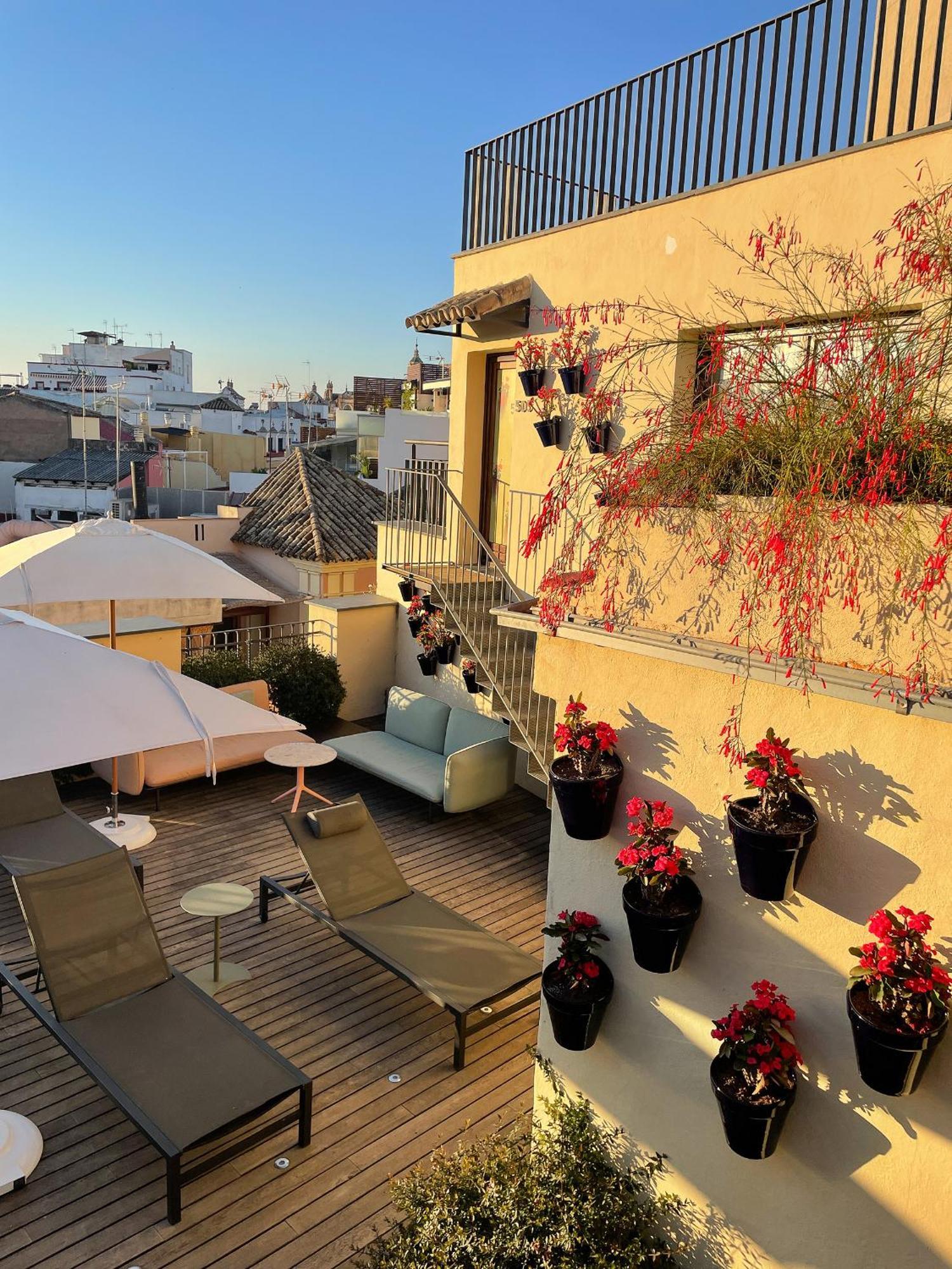 Eme Catedral Mercer Hotel Σεβίλλη Εξωτερικό φωτογραφία Rooftop terrace