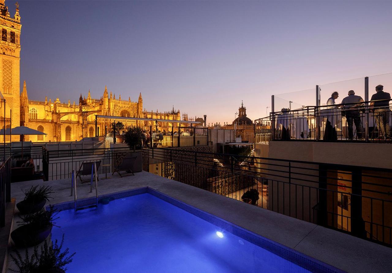 Eme Catedral Mercer Hotel Σεβίλλη Εξωτερικό φωτογραφία Rooftop pool at Hotel Casa 1800